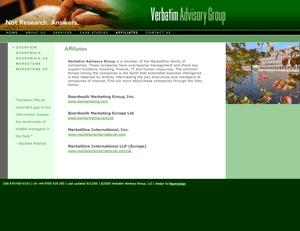 Verbatim Advisory Group